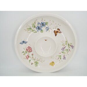 Lenox Butterfly Meadow Porcelain Chip and Dip Platter